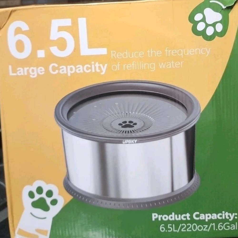 UPSKY None Spill  Large Capacity Dog Bowl